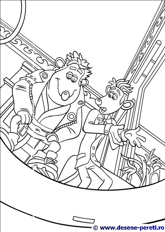 flushed away desene colorat
